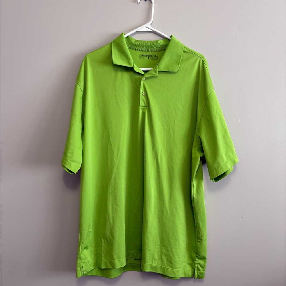 Nike Men's Green Polo Golf Shirt Size XL